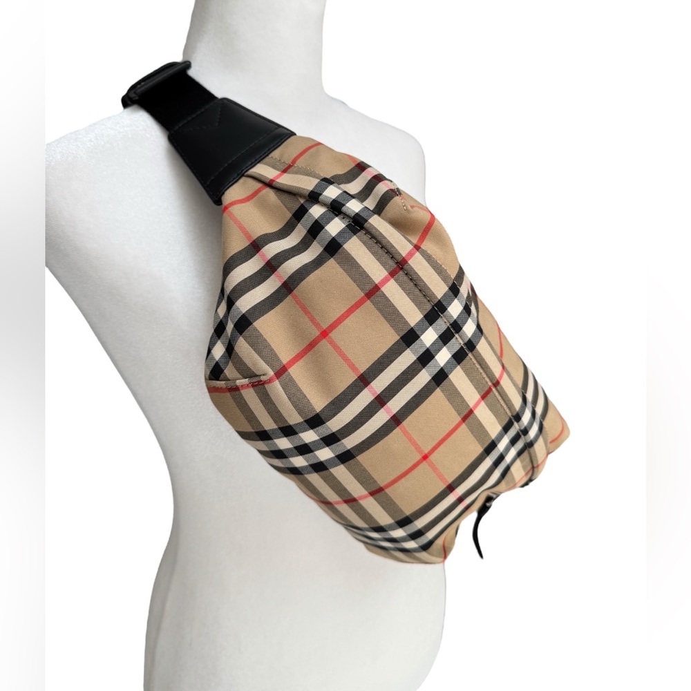 Burberry Sonny Check Canvas Belt Bum Bag - Picture 5 of 16